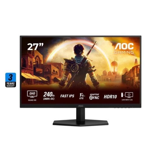 AOC Q27G42ZE 27 2K (2560x1440) 260Hz 0.5Ms Fast IPS Flat , Monitor