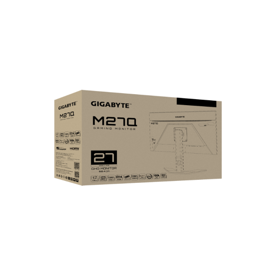 GIGABYTE MONITOR M27Q 27 GAMING 2K 0.5MS 165Hz IPS