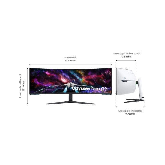 SAMSUNG MONITOR LS57CG952NM 57 CURVED 8K 1Ms 240Hz VA