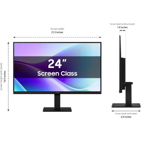SAMSUNG MONITOR LS24F320G 24 FHD 5Ms 120Hz IPS