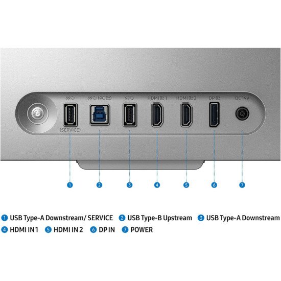 شاشة سامسونج LS27FG900SM ثلاثية الأبعاد 27 بوصة 4K 1 مللي ثانية 165 هرتز IPS مكبر صوت