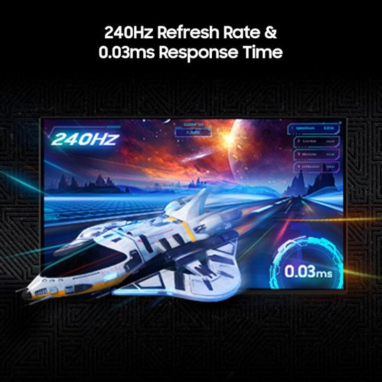 شاشة سامسونج LS32FG810SW 32 بوصة 4K 0.03 مللي ثانية 240 هرتز OLED