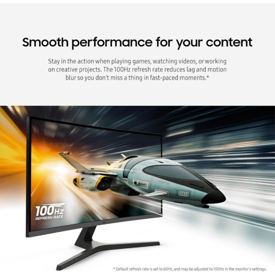 شاشة سامسونج LS32D392GA منحنية 32 بوصة FHD 4 مللي ثانية 100 هرتز VA